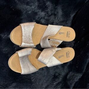 Clarks Women's Metallic Sandals